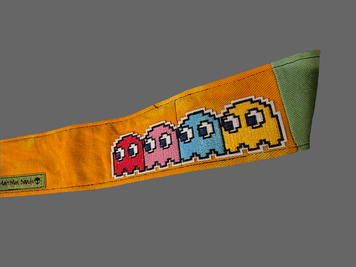 ๐พ PacGhosted โ *RARE* MattMan made Pre-Spacetrip Headband