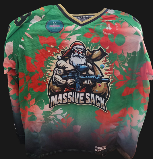 πΊ Massive Sack "Mele Kalikimaka" Jersey β by Destroyer Lifestyle - Limited Edition