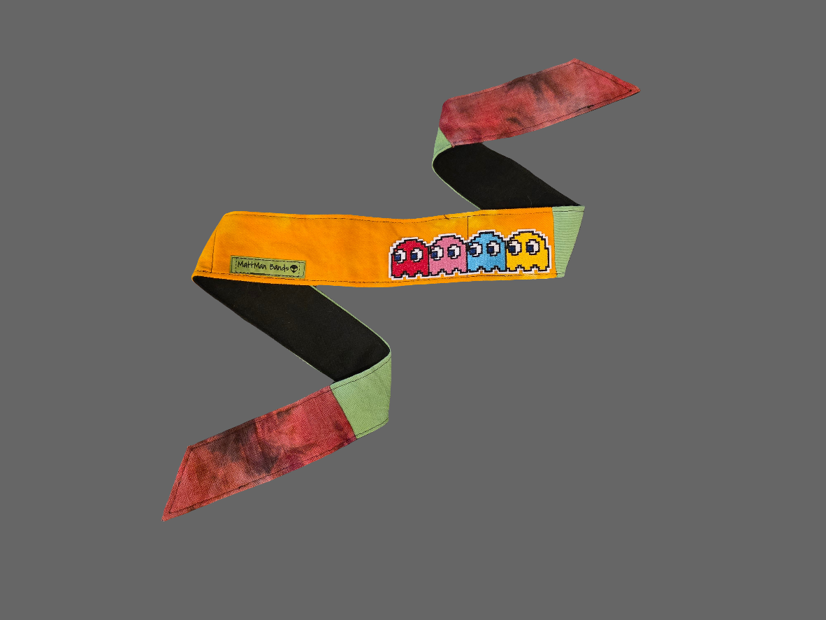 ๐พ PacGhosted โ *RARE* MattMan made Pre-Spacetrip Headband