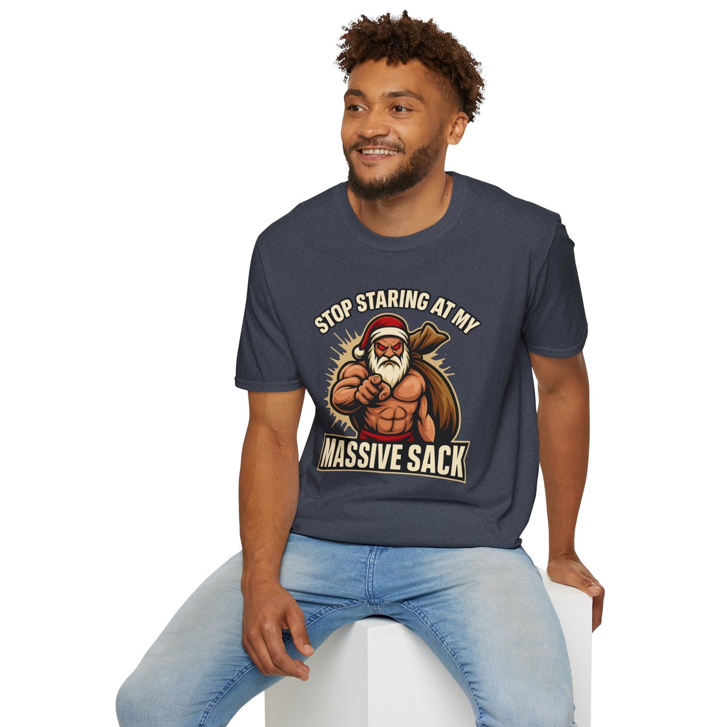 🔥 STOP STARING AT MY MASSIVE SACK – Holiday Dominance Tee 🔥