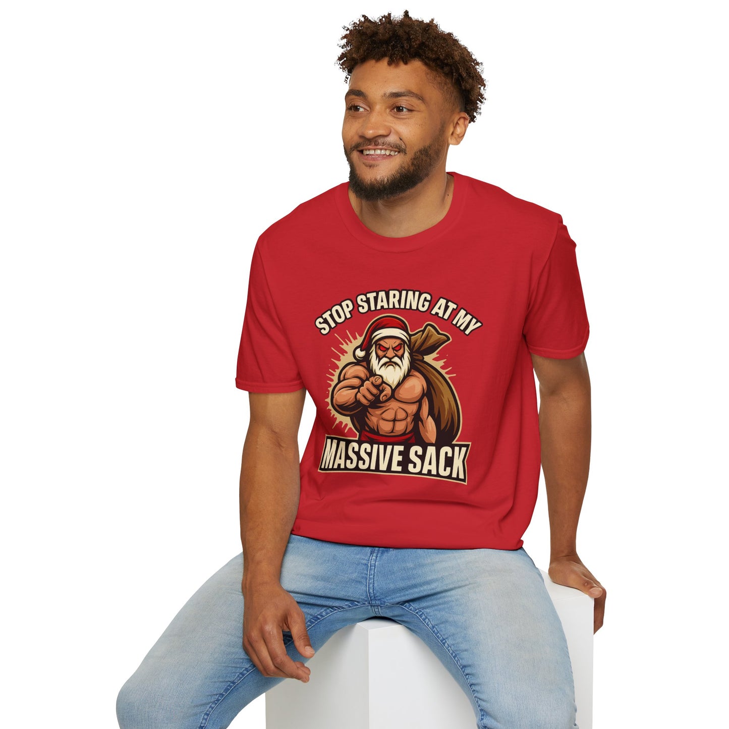 🔥 STOP STARING AT MY MASSIVE SACK – Holiday Dominance Tee 🔥