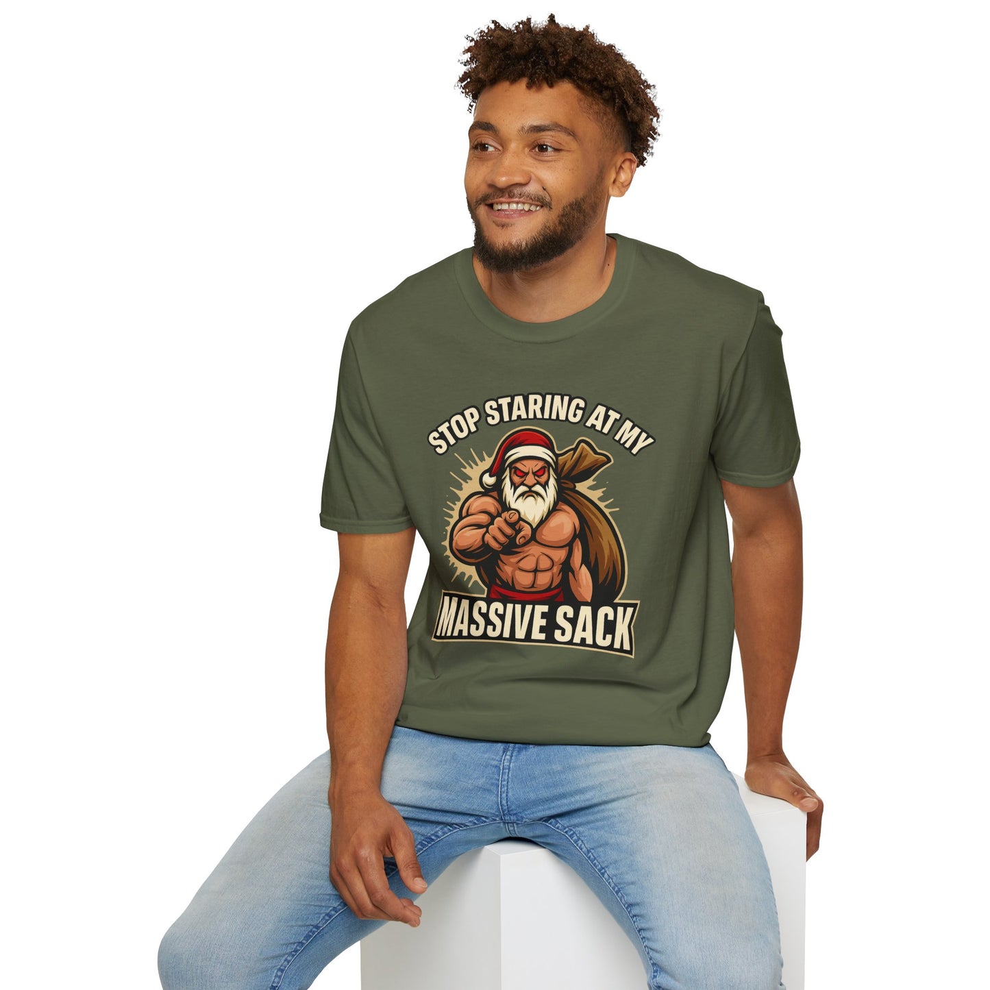 🔥 STOP STARING AT MY MASSIVE SACK – Holiday Dominance Tee 🔥