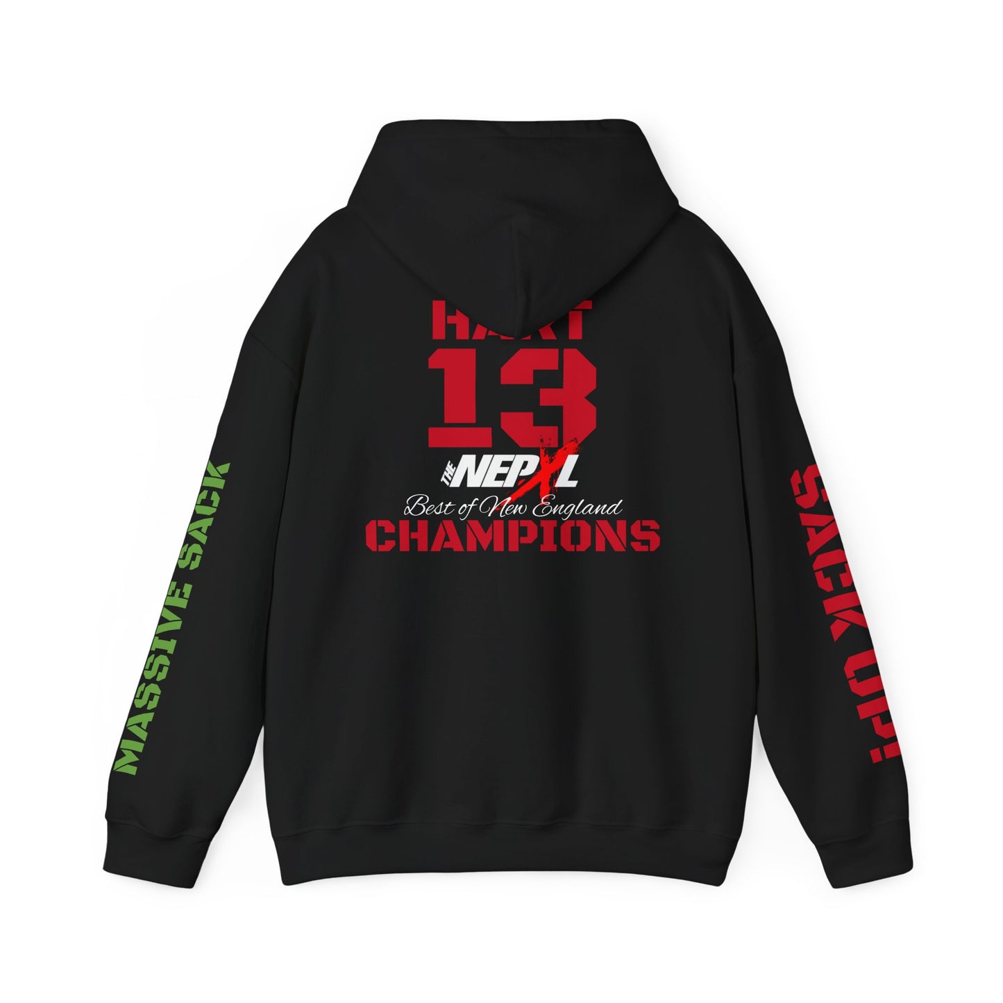 Massive Sack - Trevor "LUCKY 13" Hart - Commemorative Hoodie - BONE Champs Edition