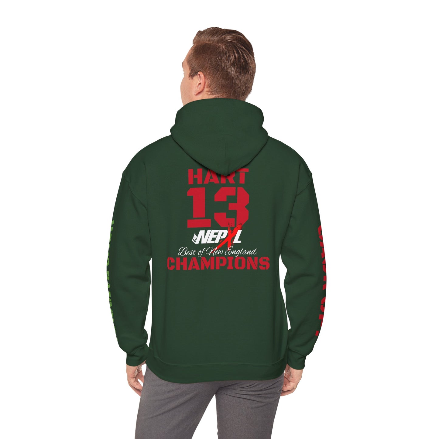 Massive Sack - Trevor "LUCKY 13" Hart - Commemorative Hoodie - BONE Champs Edition