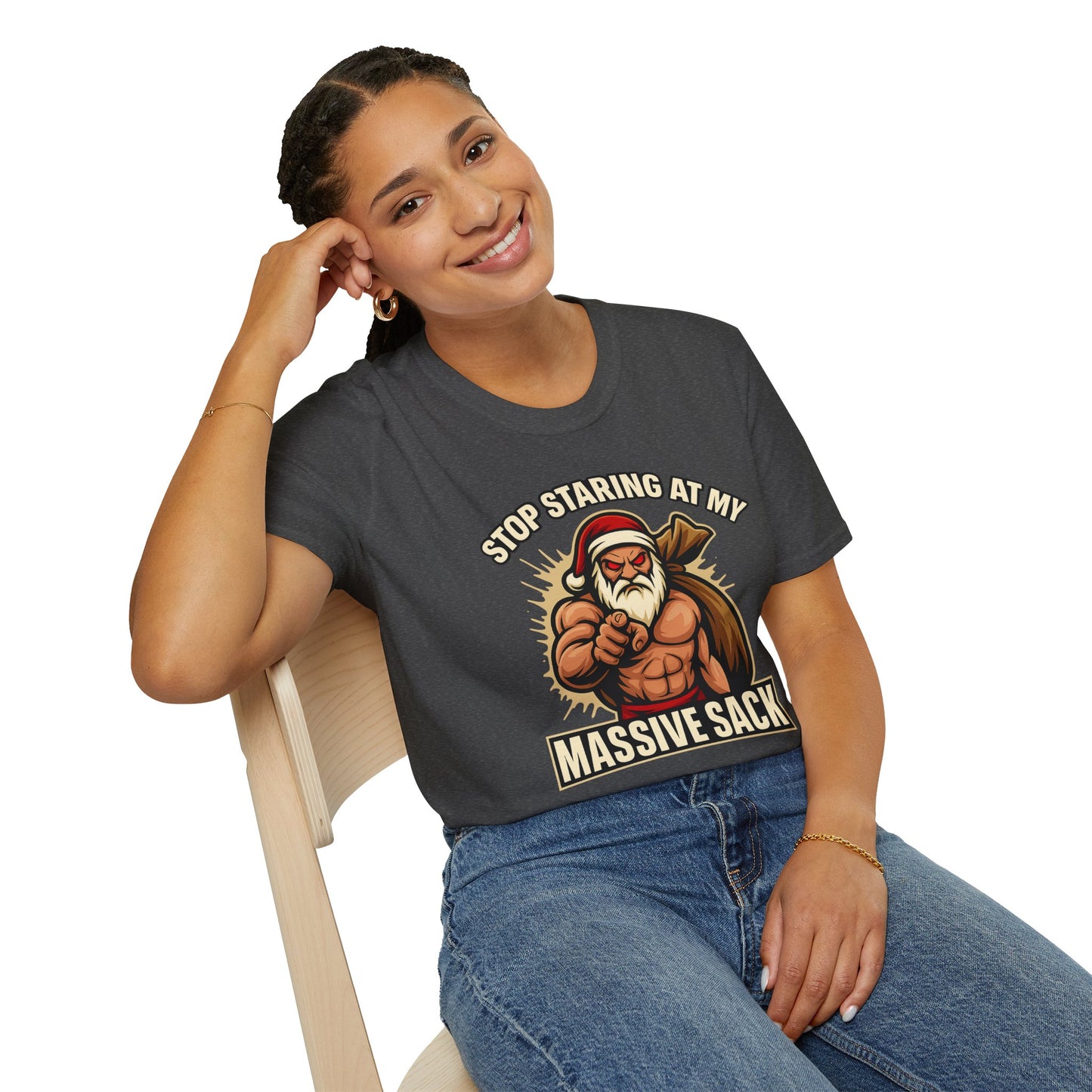 🔥 STOP STARING AT MY MASSIVE SACK – Holiday Dominance Tee 🔥