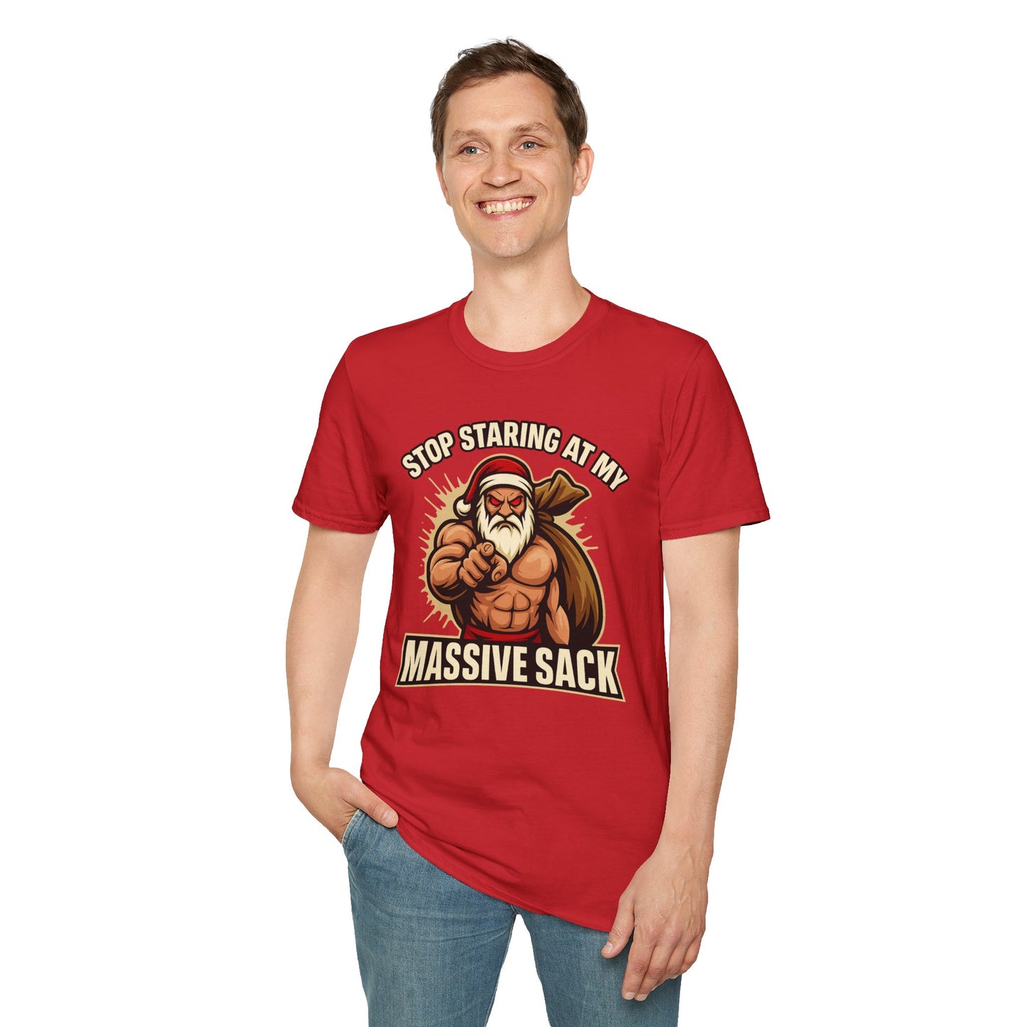 🔥 STOP STARING AT MY MASSIVE SACK – Holiday Dominance Tee 🔥