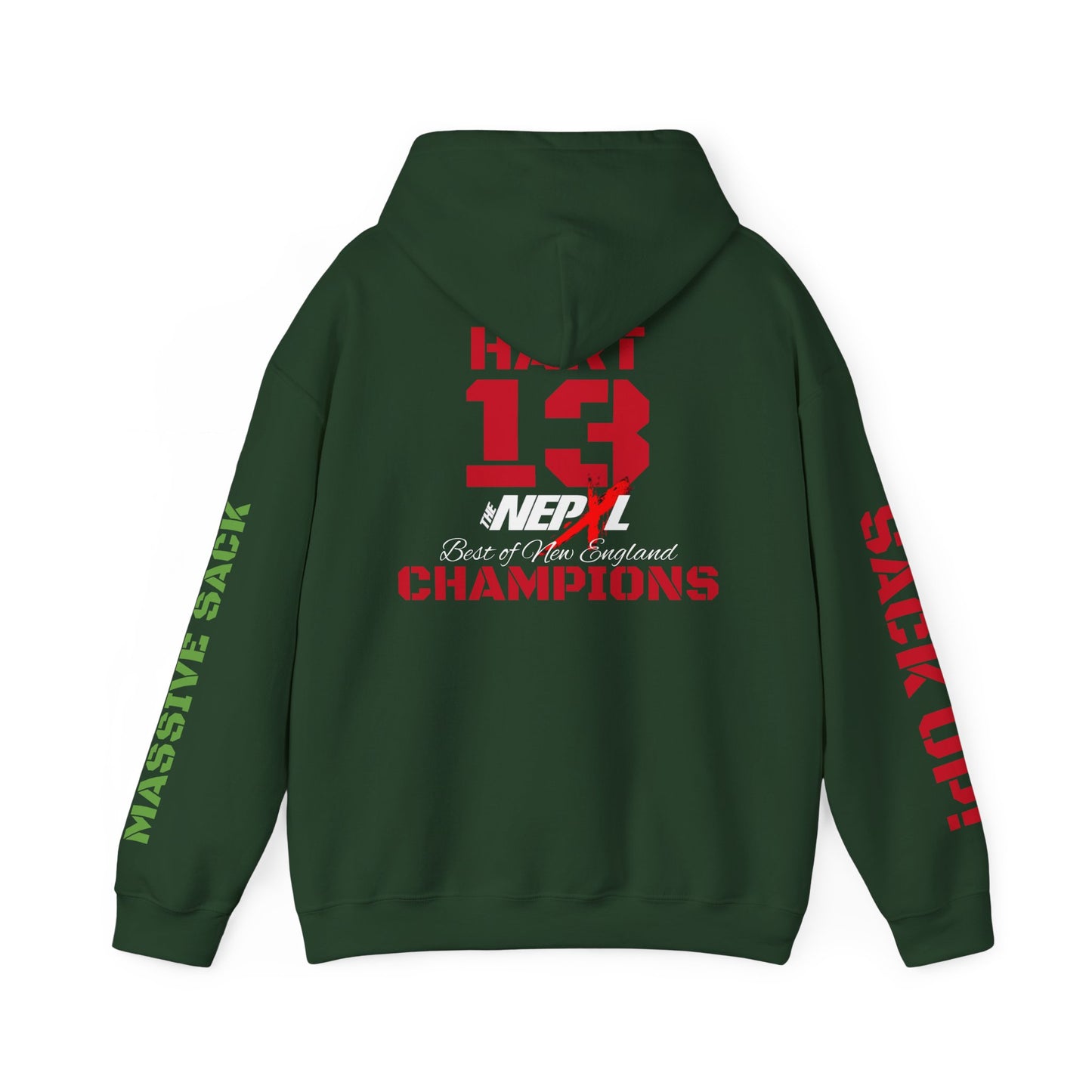 Massive Sack - Trevor "LUCKY 13" Hart - Commemorative Hoodie - BONE Champs Edition