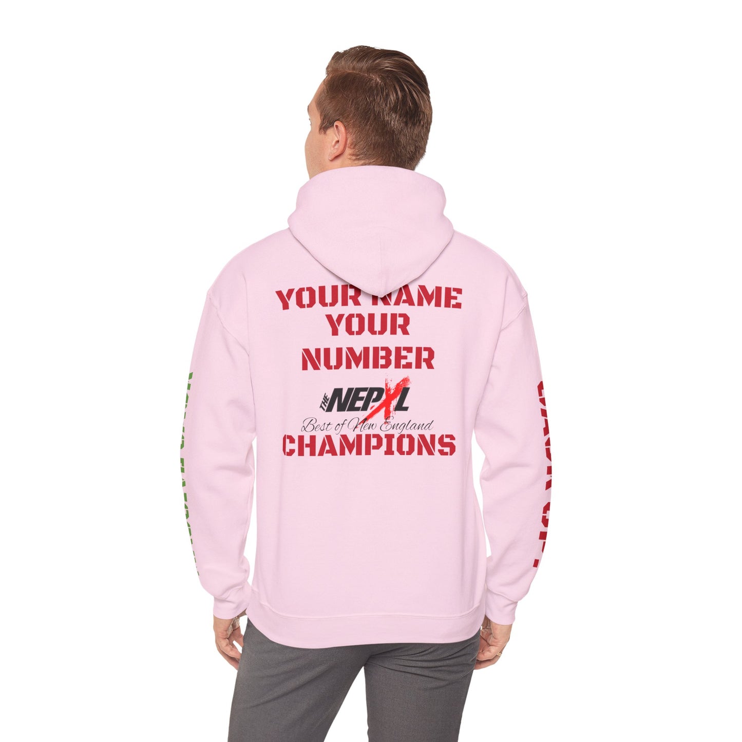 Personalized Massive Sack Commemorative Hoodie - BONE Champs Edition