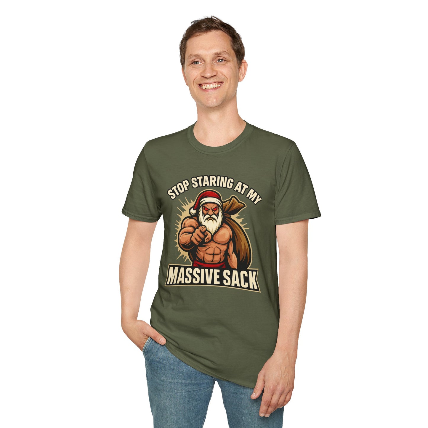 🔥 STOP STARING AT MY MASSIVE SACK – Holiday Dominance Tee 🔥