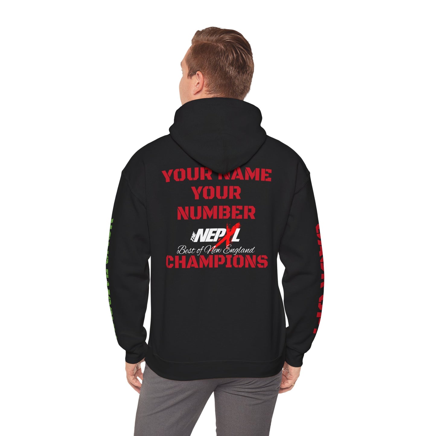 Personalized Massive Sack Commemorative Hoodie - BONE Champs Edition