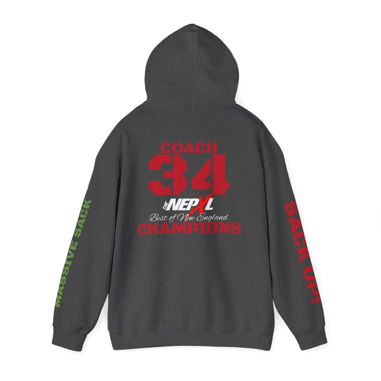 Massive Sack - Thomas "COACH" Xerras - Commemorative Hoodie - BONE Champs Edition