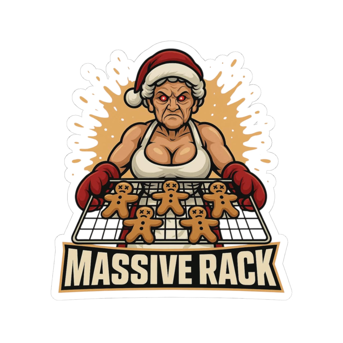 Massive Rack Kiss-Cut Stickers