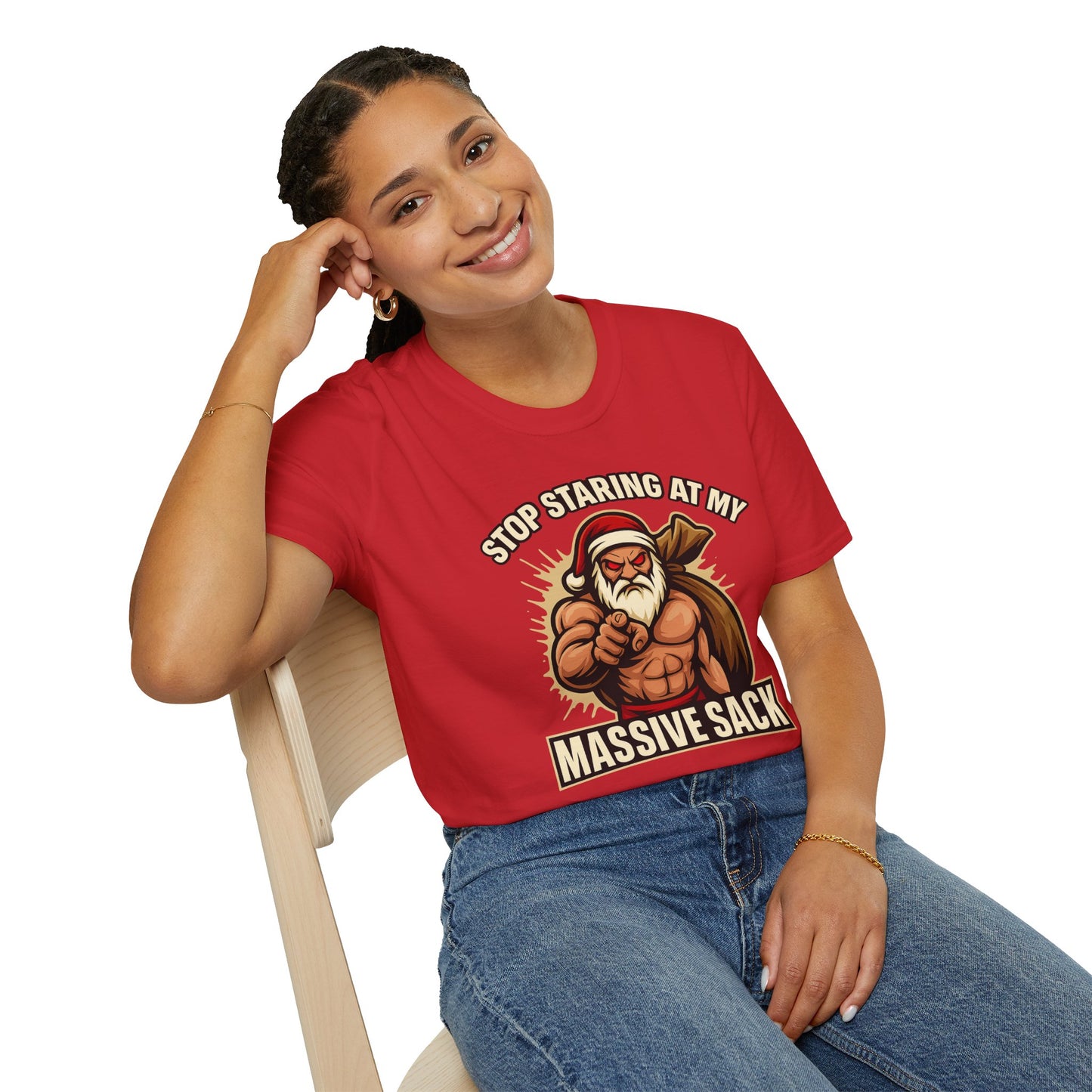 🔥 STOP STARING AT MY MASSIVE SACK – Holiday Dominance Tee 🔥
