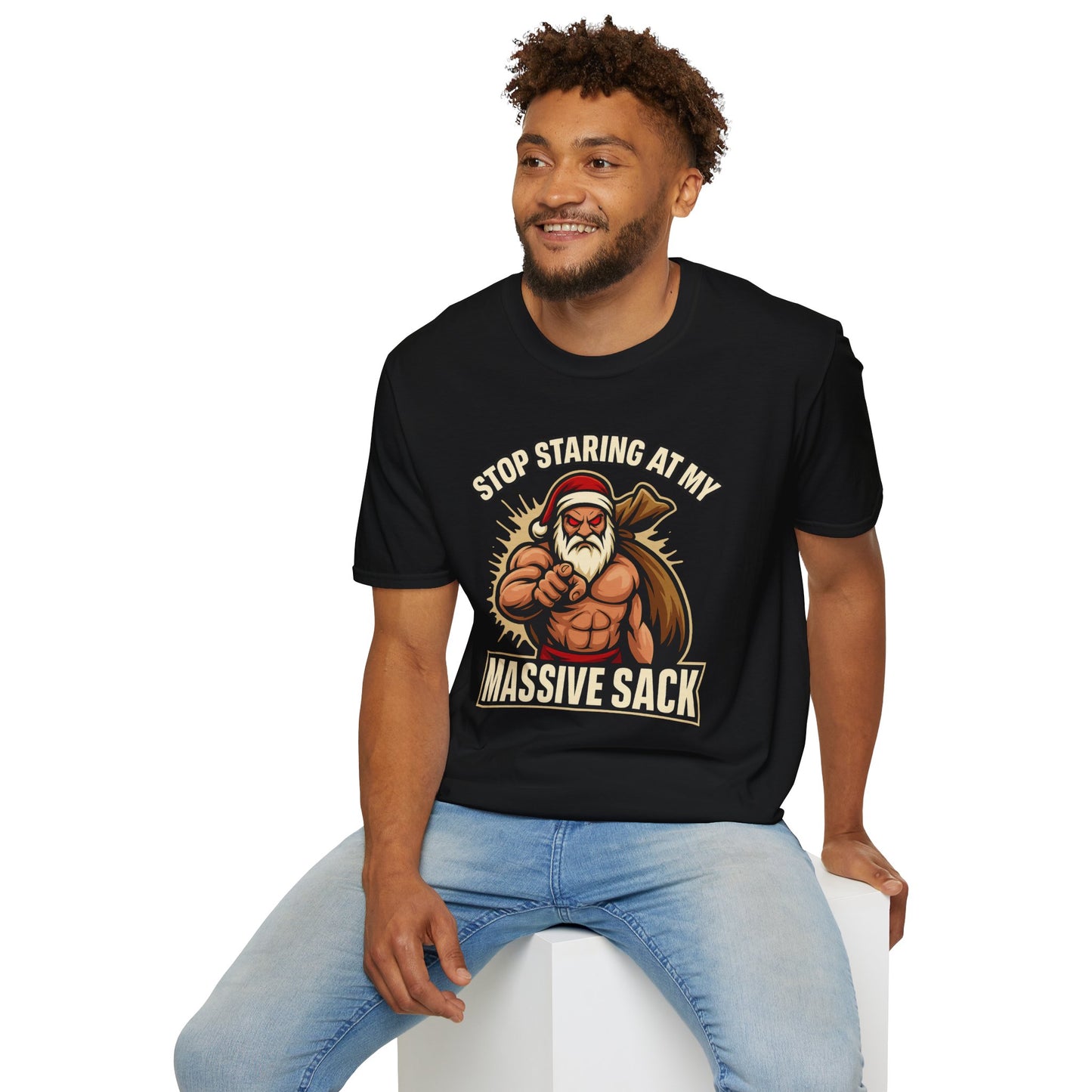 🔥 STOP STARING AT MY MASSIVE SACK – Holiday Dominance Tee 🔥