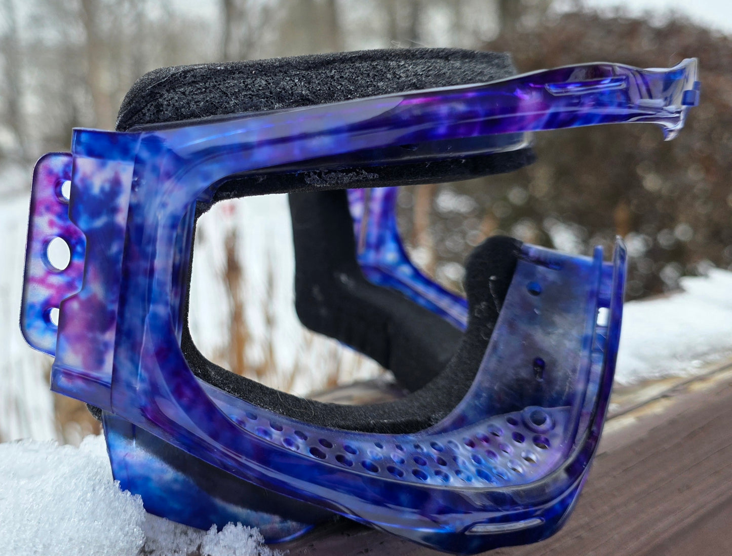 🌊 COLD CURRENT — One-of-One Custom Dyed Clear Frames 🌊