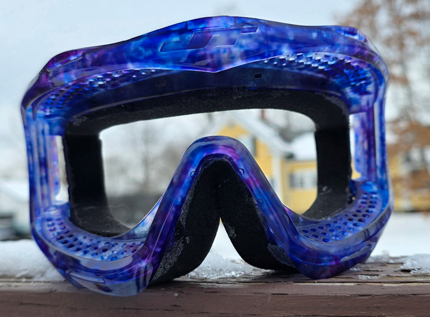 🌊 COLD CURRENT — One-of-One Custom Dyed Clear Frames 🌊