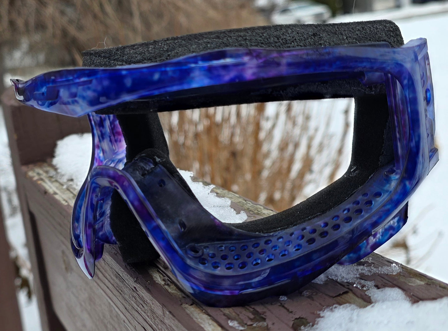 🌊 COLD CURRENT — One-of-One Custom Dyed Clear Frames 🌊